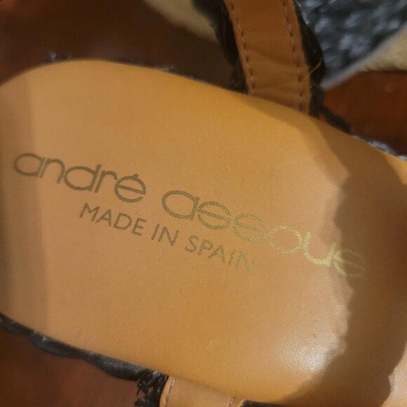 NWOB Andre Assous Womens Madina Espadrille Wedge Sandals Sz 8.5 MSRP $279 - Picture 10 of 12
